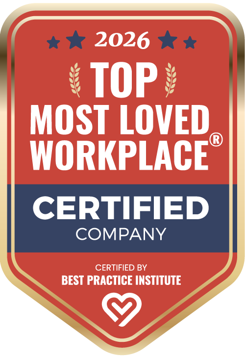 Most Loved Workplace Top Certified Shield